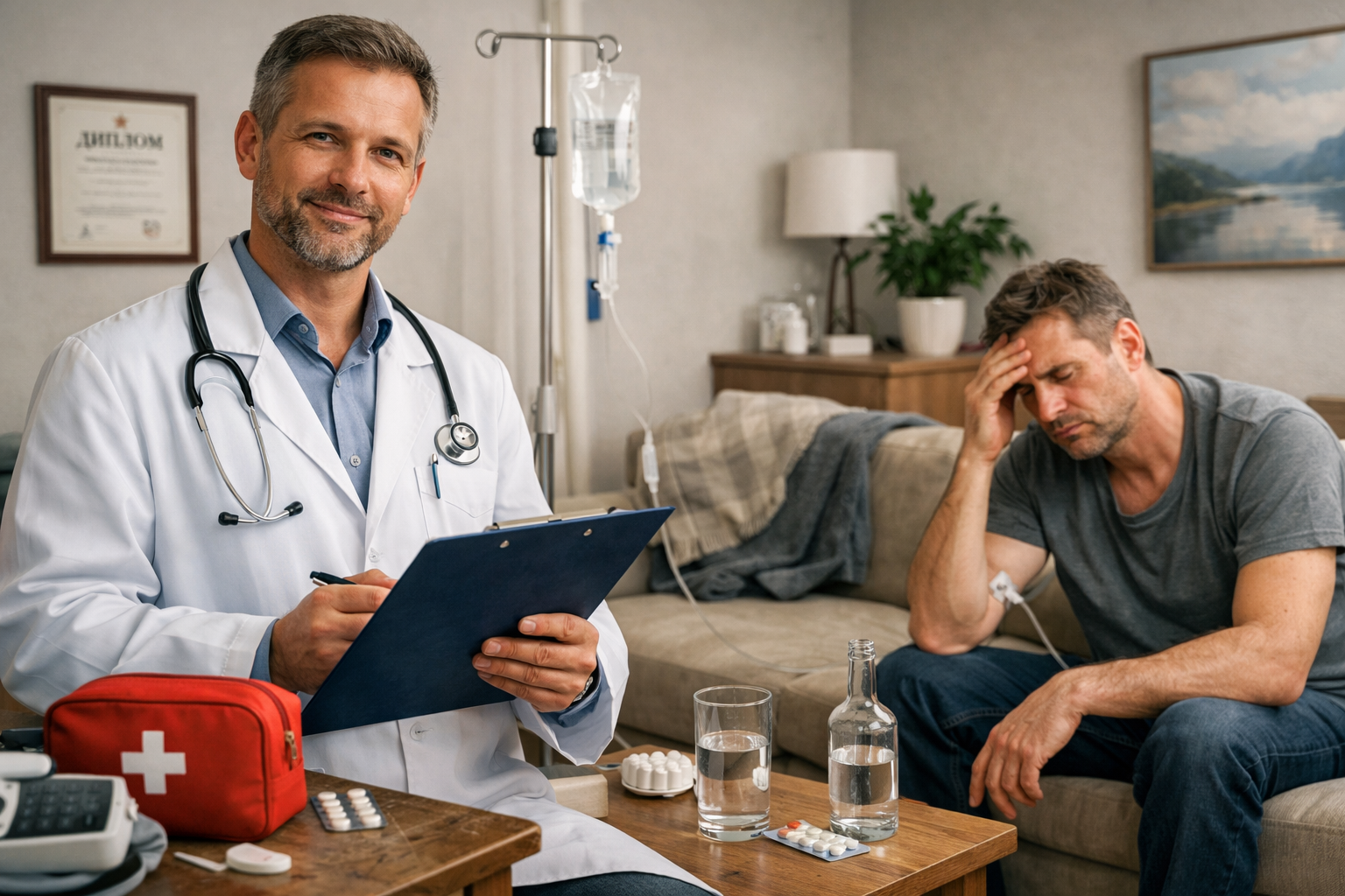 Когда после запоя нужно вызывать нарколога: важные признаки